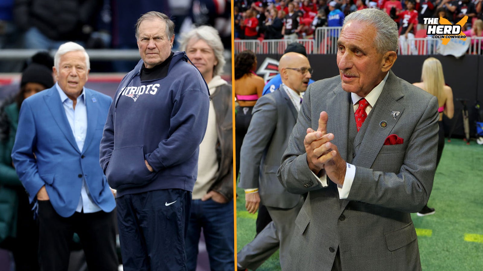 Robert Kraft reportedly warned Arthur Blank not to trust Bill Belichick