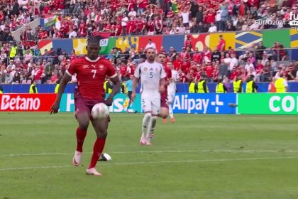 Breel Embolo pulls off a NASTY chip shot to seal Switzerland's 3-1 victory over Hungary