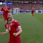 Christian Eriksen's return to UEFA Euro results in early score for Denmark | UEFA Euro 2024