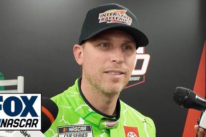 Denny Hamlin said 23XI would have a Cup car ready for Martin Truex Jr. | NASCAR on FOX