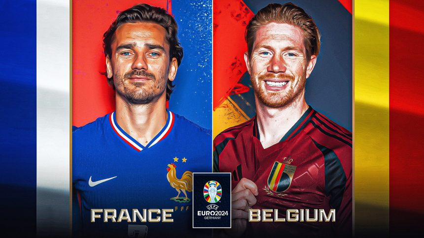 Euro 2024: Neighbors France and Belgium meet with Mbappé still wearing a mask