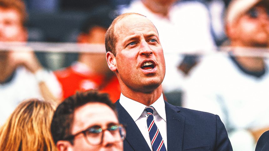 Euros 2024: Prince William gives England a pep talk in hopes they get back on track