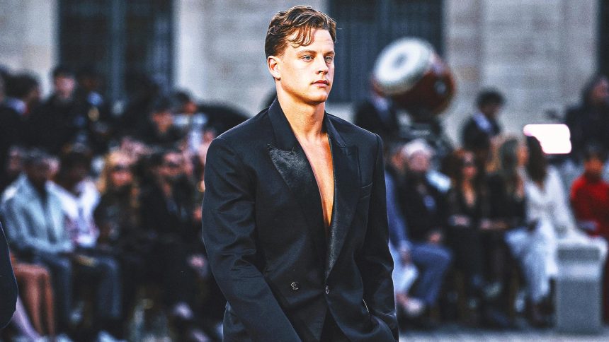 Joe Burrow, Justin Jefferson walk in Paris Fashion Week at Vogue World