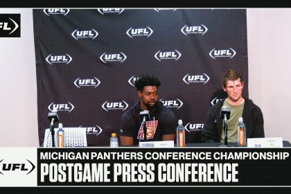 Michigan Panthers Conference Championship postgame press conference | United Football League