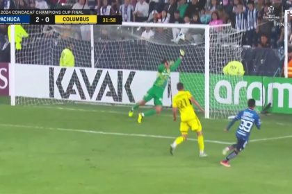 Miguel Rodriguez's magnificent strike gives Pachuca a 2-0 lead over Columbus