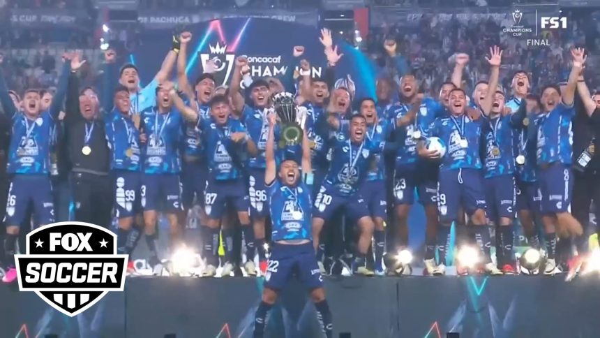 Pachuca's CONCACAF Champions Cup Final Trophy presentation following win vs. Columbus | FOX Soccer