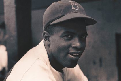 Special Rickwood Field Jackie Robinson card unveiled at FOX Plaza in NYC