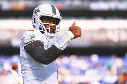 Tua Tagovailoa appears noticably slimmer at Dolphins event amid contract extension rumors