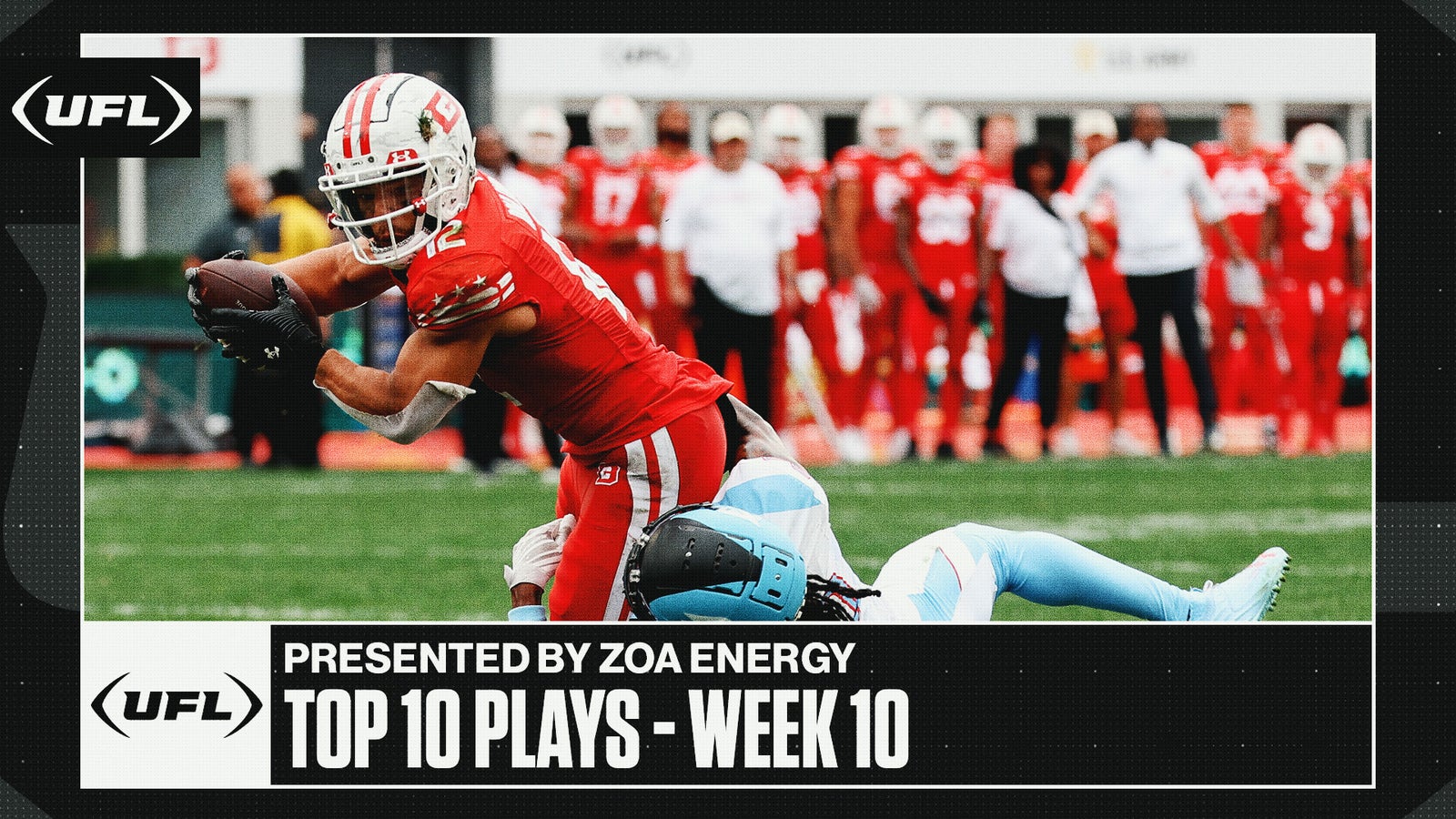 UFL top 10 plays from week 10 presented by ZOA Energy
