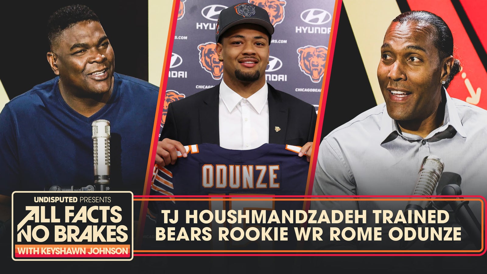 TJ Houshmandzadeh ranks Rome Odunze the best rookie WR over Marvin Harrison Jr.