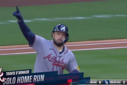 Braves' Matt Olson and Travis d'Arnaud smack back-to-back homers vs. Brewers