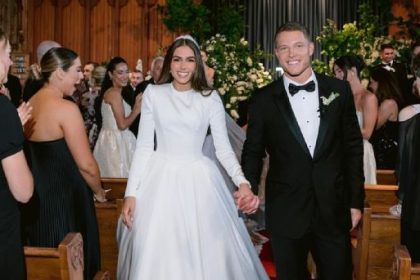 Christian McCaffrey ties knot with former Miss Universe Olivia Culpo