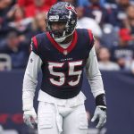 DE Hughes returns to Texans for 15th NFL season