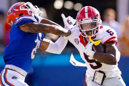 Georgia WR Thomas charged with family violence