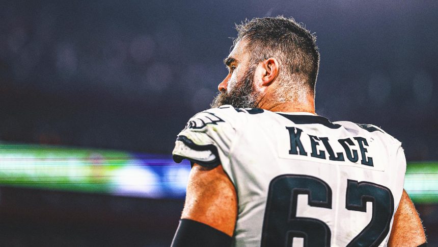 Jason Kelce recruited by rugby star as US Olympic women's team's super fan