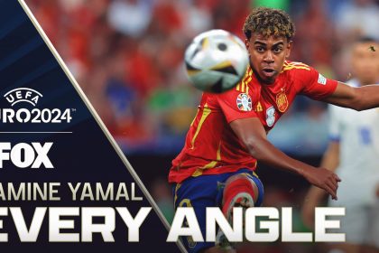 Lamine Yamal becomes the YOUNGEST player to score in Euros history with a STUNNING strike vs. France