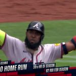 Marcell Ozuna and Matt Olson hit back-to-back home runs, giving Braves 2-0 lead over Mets