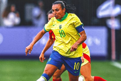 Marta sent off in Brazil's Olympic group finale with a direct red card