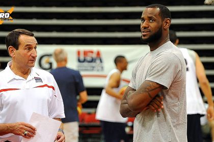 Mike Krzyzewski shares his experience coaching LeBron James on Team USA | The Herd