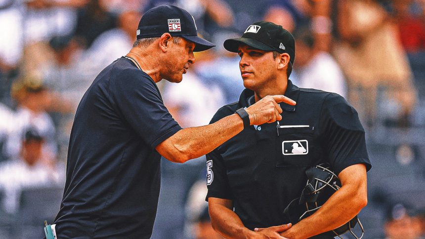 New York Yankees manager Aaron Boone ejected for 5th time this season