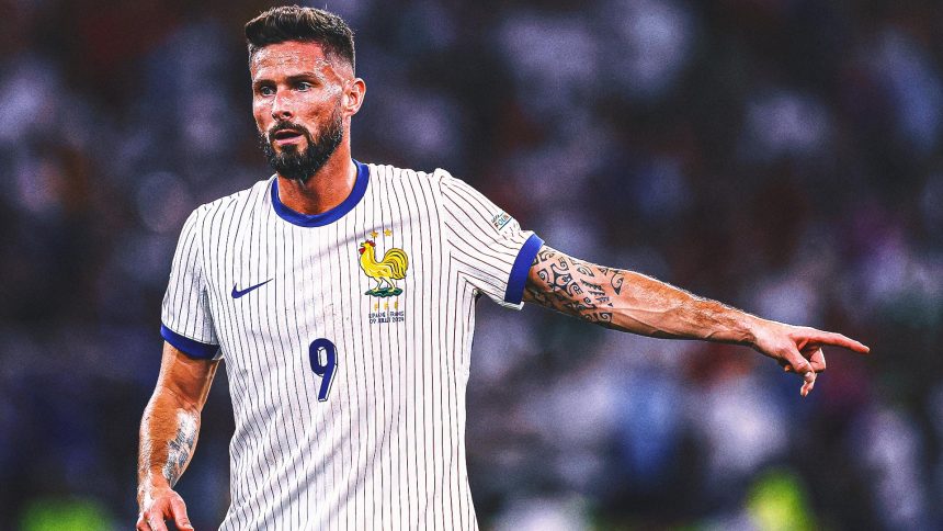 Olivier Giroud, France's all-time leading scorer, ends international career