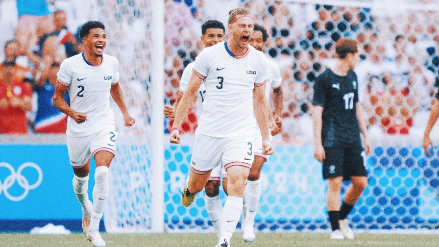 Paris 2024 Olympics: U.S. men's soccer rebounds by routing New Zealand