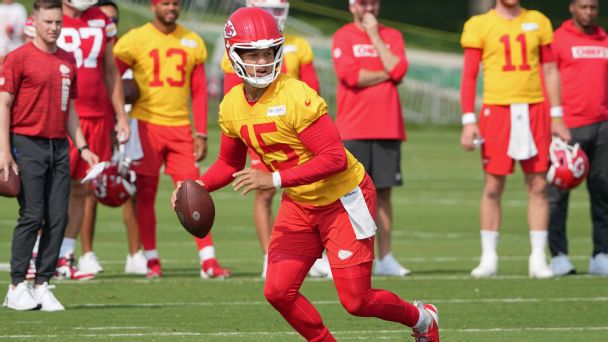 Patrick Mahomes, Chiefs receivers determined about deep ball