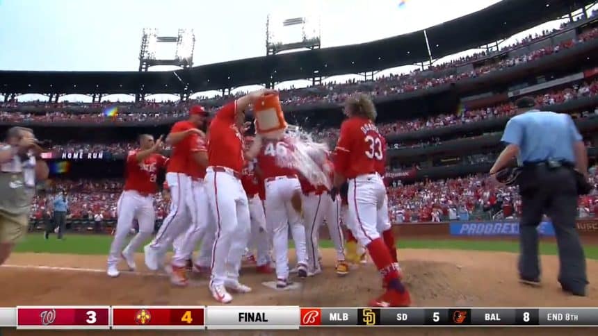 Paul Goldschmidt clutches a solo walk-off home run to secure Cardinals' 4-3 victory over Nationals | MLB on FOX