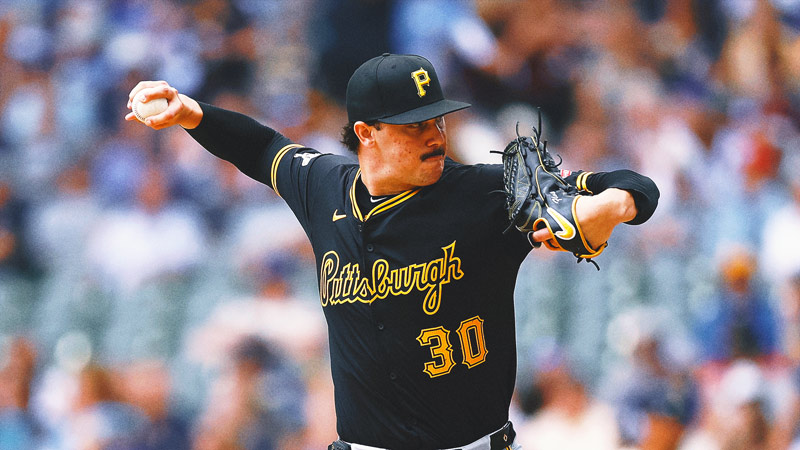 Pirates rookie All-Star Paul Skenes pitches 7 no-hit innings in win over Brewers