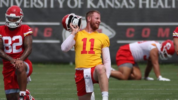 QB Carson Wentz embracing new role as Patrick Mahomes' backup