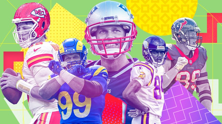 Ranking the top 25 NFL players of the 21st century: Where do Brady, Donald, Moss land?