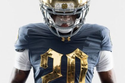 'Sell Like a Champion Today:' Notre Dame spoofs 'Wolf of Wall Street' for Shamrock Series jersey reveal