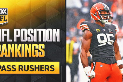 2024 Best NFL pass rushers: Myles Garrett, T.J. Watt lead rankings