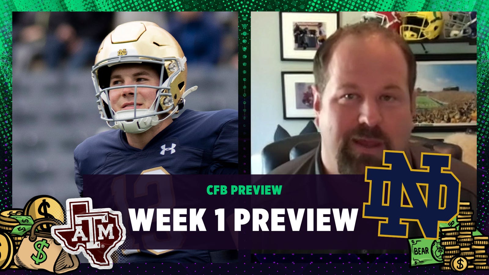 CFB Week 1: Gambling Group Chat previews Penn State vs. WVU, LSU vs. USC and more! 