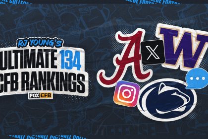 2024 college football rankings: RJ Young responds to 'Ultimate 134' replies