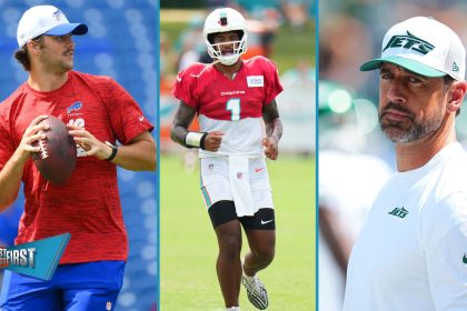 Aaron Rodgers, Josh Allen, Tua highlight Nick's Top 5 QBs under most pressure l First Things First