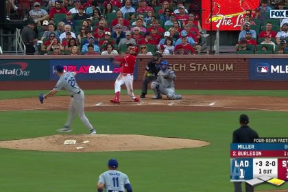 Alec Burleson smacks 21st homer of the season as Cardinals grab 3-1 lead over Dodgers