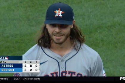 Astros' Spencer Arrighetti tosses 7 strong innings & racks up 13 strikeouts against the Red Sox