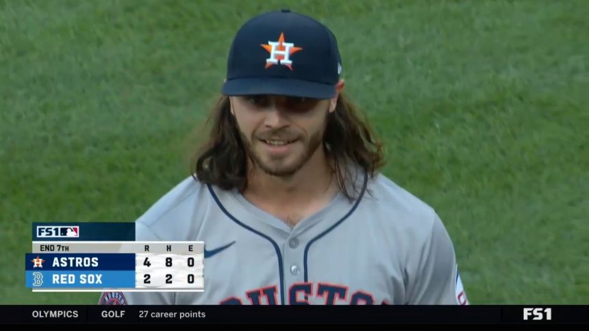 Astros' Spencer Arrighetti tosses 7 strong innings & racks up 13 strikeouts against the Red Sox