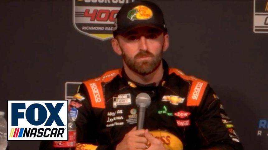 Austin Dillon on the final lap at Richmond and where the line is | NASCAR on FOX