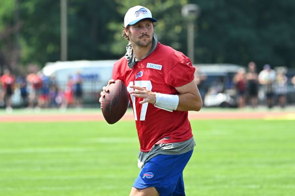 Bills QB Allen, starters to play Saturday vs. Bears