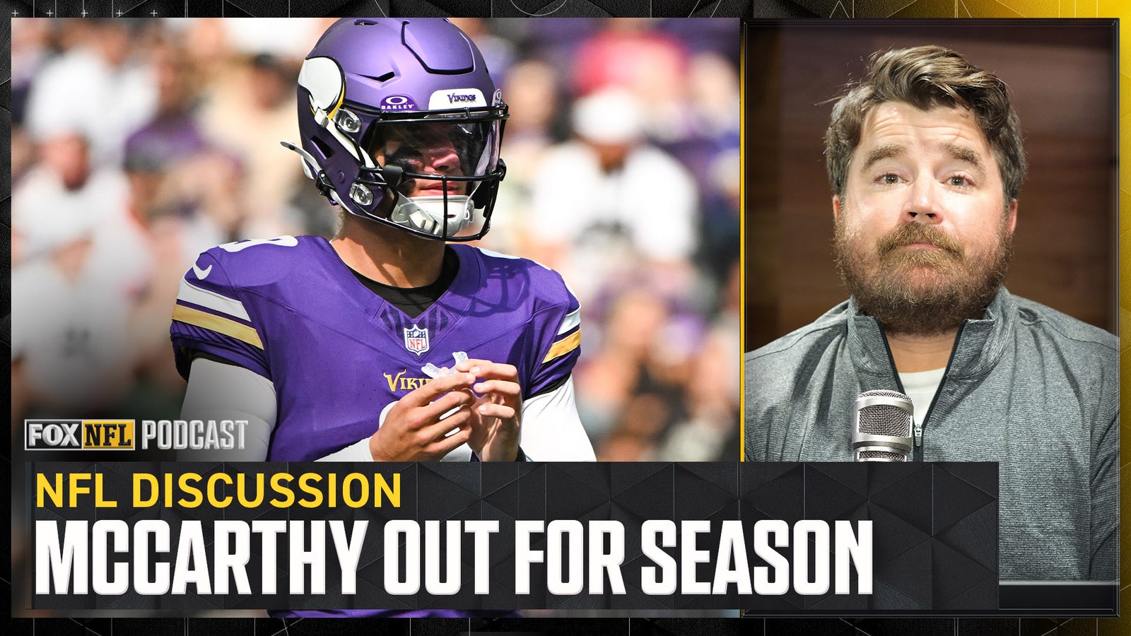 What does J.J. McCarthy's season-ending injury mean for the Minnesota Vikings? 