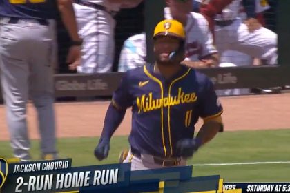 Brewers' Jackson Chourio hits second home run vs. Braves, extends lead