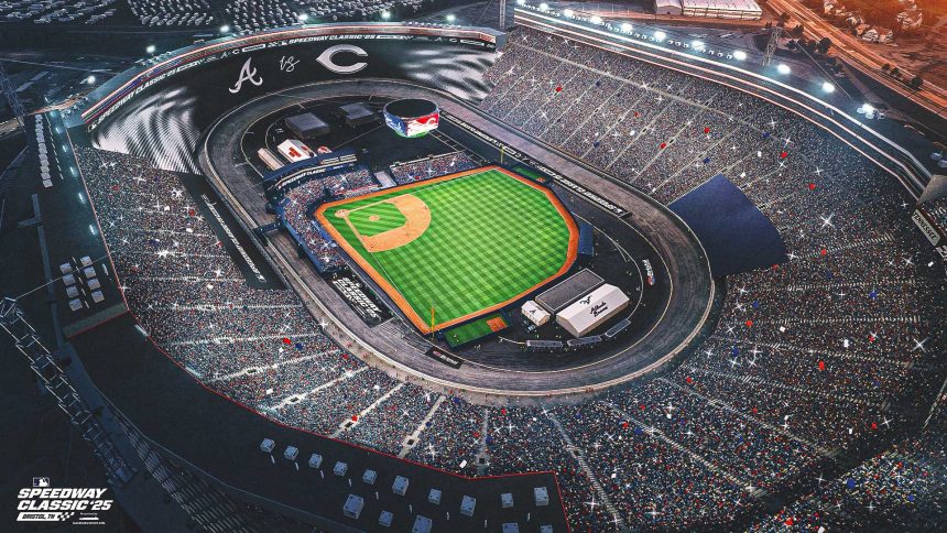 Bristol to host 2025 'MLB Speedway Classic' featuring Braves, Reds