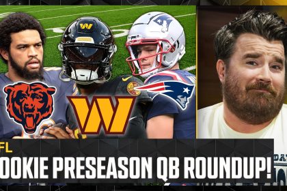 Caleb Williams & Drake Maye headline Rookie QB preseason rankings | NFL on FOX Pod