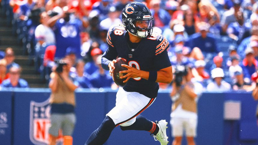 Caleb Williams leads Bears to 2 field-goal drives in preseason debut in 33-6 win