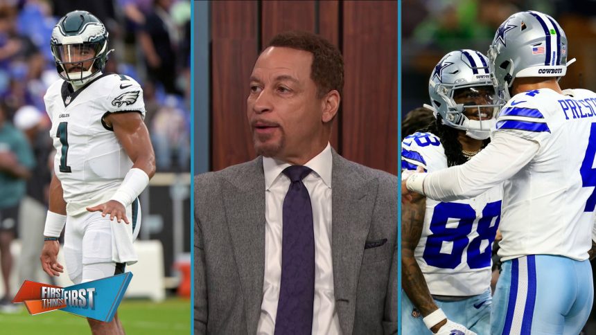 Cowboys, Eagles battle for NFC East crown in Chris Broussard's predictions l First Things First