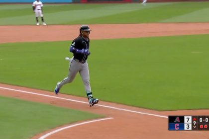 D-backs' Ketel Marte sends a two-run blast to left field, some added insurance against the Guardians