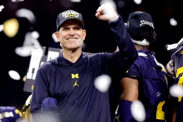 Harbaugh to be honorary captain for U-M opener