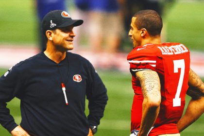 HC Jim Harbaugh offered Colin Kaepernick a Chargers coaching position